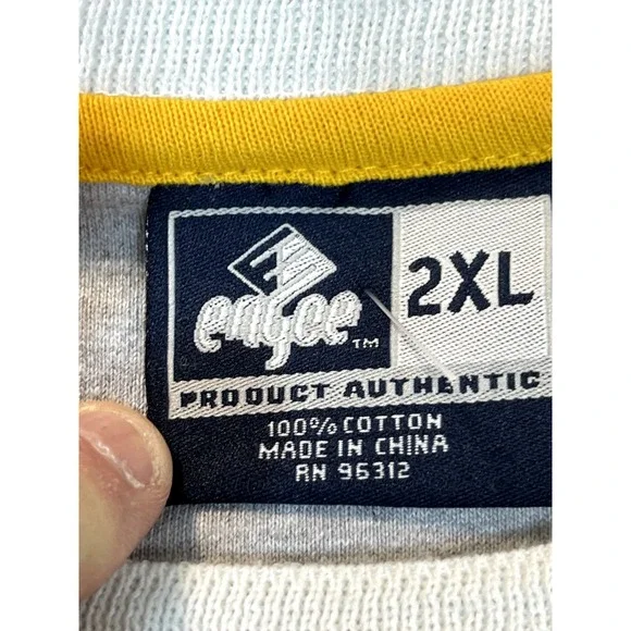 Enyce Shirt Men's Size 2XL Gray Short Sleeve Skater Grunge Crew Neck Y2K Tee - Picture 3 of 10